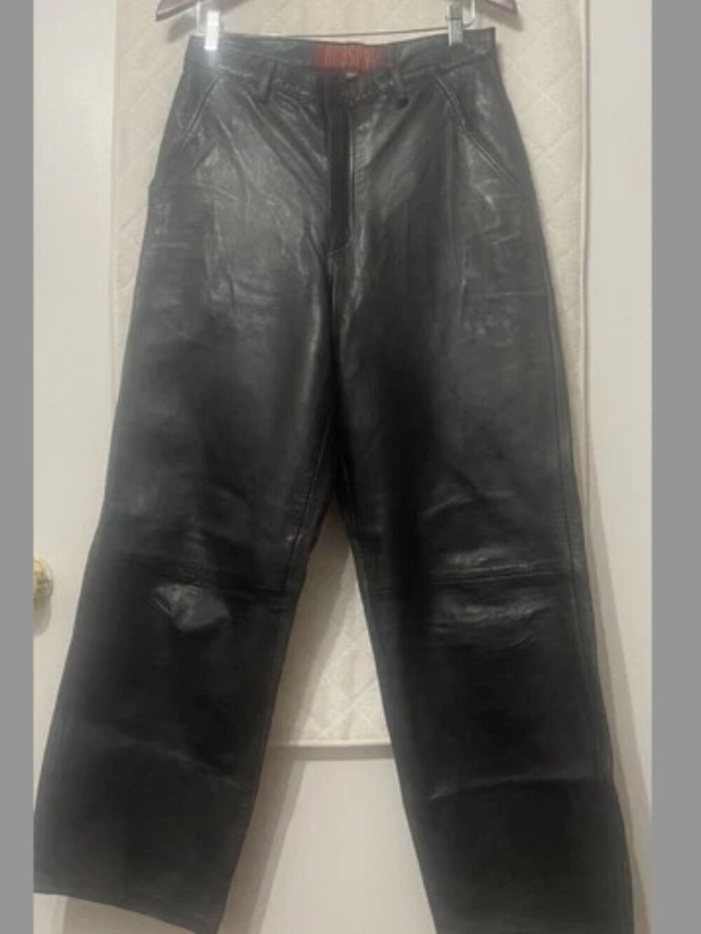 Vintage 90s Hudson Outerwear Genuine Leather Motorcycle Pants Men's Size 32